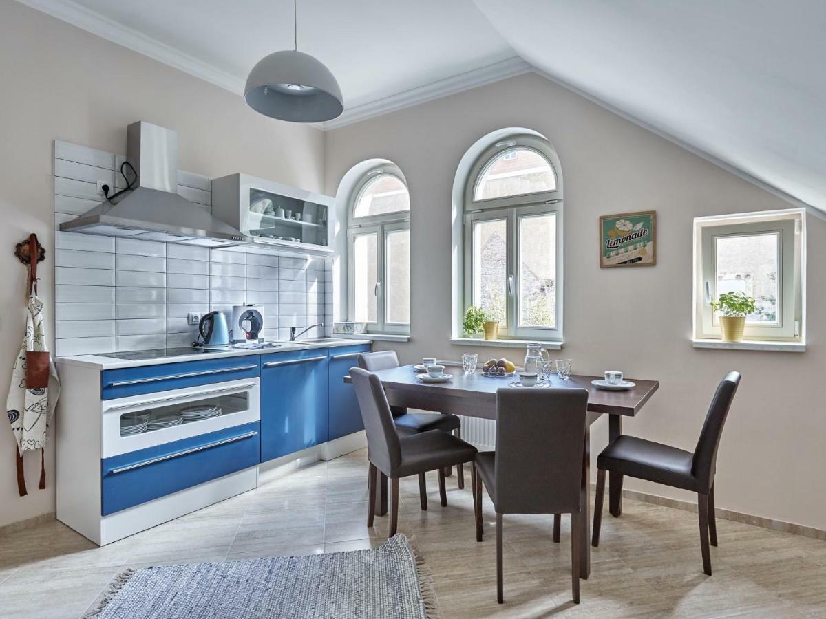 Apartman Villa Eiche 마리안스케 라즈네 외부 사진